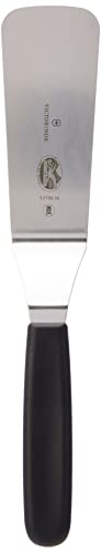 Victorinox Küchenmesser Spachtel Abgekröpft Schwarz Länge: 16 Cm Soffy 90 Panna Trapunta Testata, Legno, Nero, Singolo