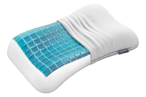 Technogel Cuscino Cervicale Pixel Anatomic Curve (66 Cm X 40 Cm, 7), Tg-Pil-Ec07, Bianco, 66 X 40 X 7