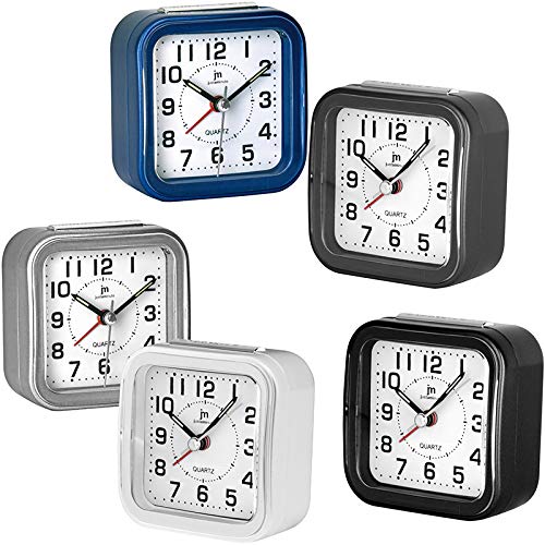 Lowell Low500J39 Sveglia Quarzo Quadra, Multicolore, Standard