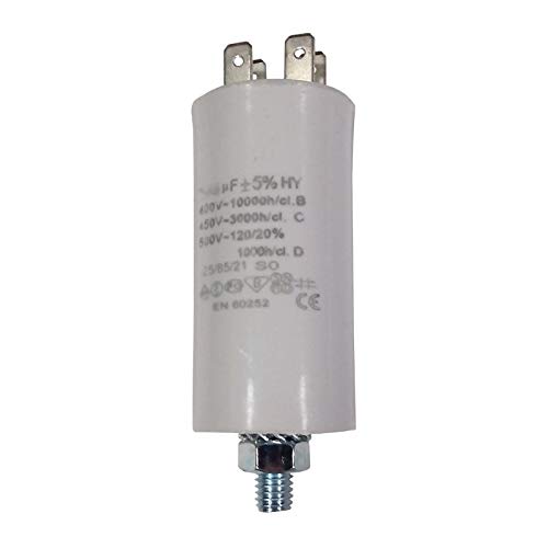 Easyricambi Condensatore 20Μf Per Motori Elettrici. Tensione 400V / 450V.