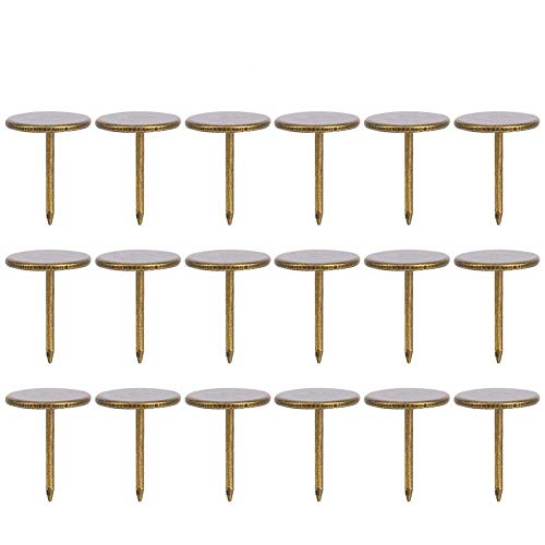 Sheens 100Pcs Chiodo Da Tappezzeria, Grande Testa Piatta Chiodo Da Tappezzeria In Bronzo Ciano Chiodi Da Tappezzeria Antichi Chiodi Metallici Chiodi D