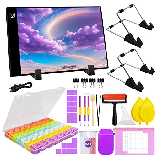 Tavoletta Luminosa,A3 Led Light Pad,Led Light Pad For Diamond Painting,A3 Tracing Light Box Per Disegno,Artisti,Animazione,Abbozzare(Con Cavo Usb)