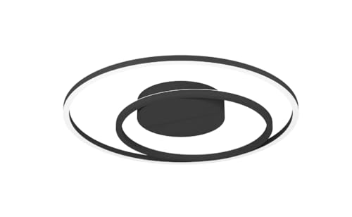 Eglo Connect-Z Calagrano-Z, Plafoniera Led Smart Home, Uso Con Zigbee, App E Controllo Vocale Alexa, Luce Bianca Calda E Fredda, Retroilluminazione Rg