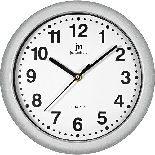 Lowell Justaminute 00710 Quartz Wall Clock Argento