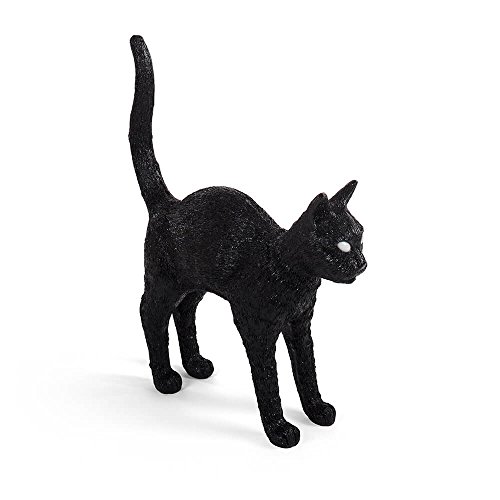 Seletti Jobby The Cat Lamp Black Lampada Da Tavolo A Forma Di Gatto Nera