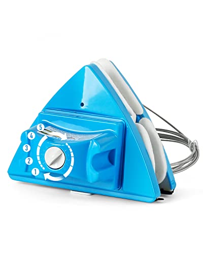 Lateral Doble Magnético Limpiador De Ventanas, Ajustable Magnético Doble Vidrio De Ventana Limpiaparabrisas Glider Equipo De Cepillo De Lavado Cepillo