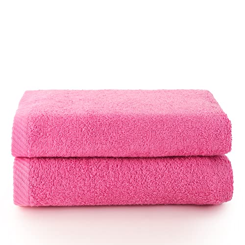 Top Towel - Set Di 2 Asciugamani – Asciugamani Da Bagno – 100% Cotone – 500 G/M² – Misure 100 X 50 Cm