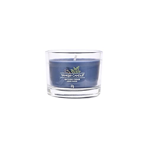 Yankee Candle 3 Candele Profumate Votive In Vetro Bayside Cedar Profumo Casa Interni