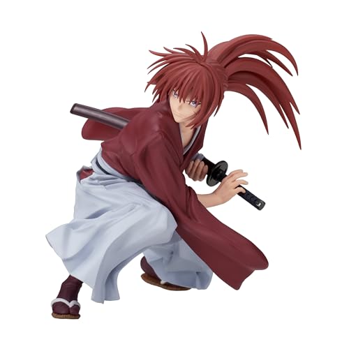 Banpresto Action Figure Kenshin Himura Rurouni Kenshin - Vibration Stars, 12 Cm, Multicolore, Bp88968P