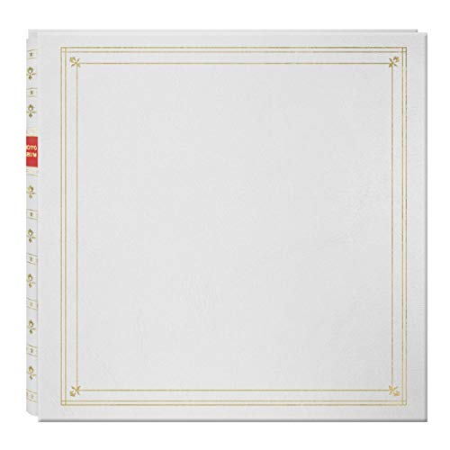 Pioneer Photo Albums Album Fotografico In Similpelle, Bianco, 300 Tasche 10,2 X 15,2 Cm