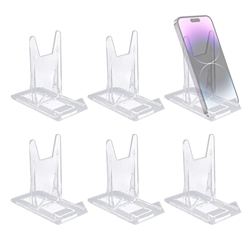 Lsyysl 6 Supporti Regolabili, Supporto Trasparente Per Diapositive, Supporto Per Cellulare, Supporto Per Cavalletto, Espositore, Supporto Per Lavagna 