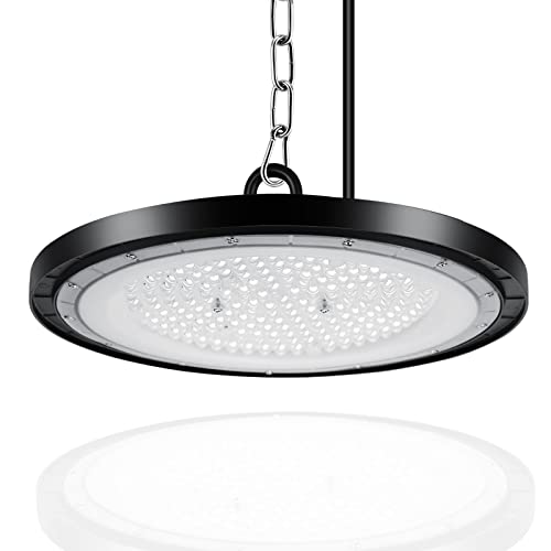 Chedux 200W Faretto Led Ufo, 20000Lm Ufo Lampada Da Officina, 6500K Bianco Freddo Led High Bay Light, Ip65 Impermeabile Led Industriale Faretto Per Ga