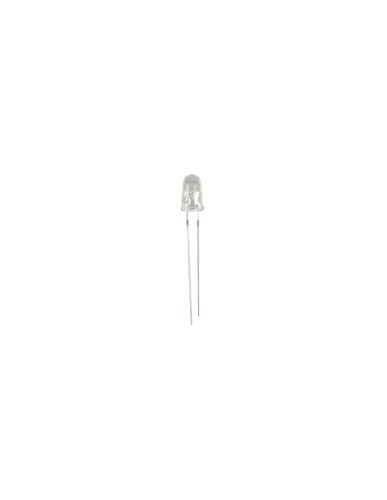 Led 5 Mm Trasparente/Bianco 20.000 Mcd 25°