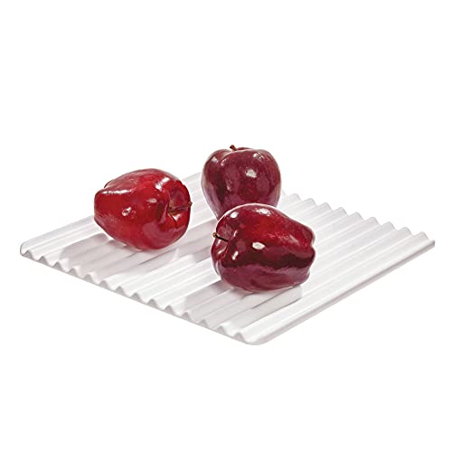 Idesign Id Fresh Tappetino Da Frigo, Organizer Flessibile Per Mantenere Fresche Frutta E Verdura, Pad Frigorifero In Tpe Per Una Migliore Circolazione