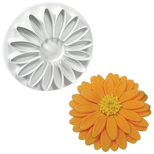 Pme - Tagliapasta Ad Espulsione Per Cake Design - Girasole/Margherita/Gerbera Con 18 Petali