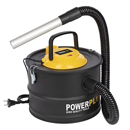 Power Plus Aspirapolvere Cenere, Collettore Di Polvere, Adatto Per Forno, Camino 1000 W, 15 Litri, Nero, 0