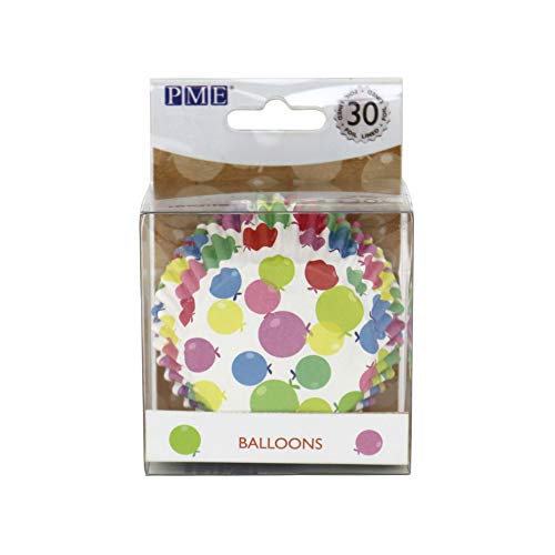 Pme Bc828 Balloons Cupcake Cases, Foglio Foderato Casi Di Carta