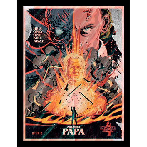 Pyramid International Poster Stranger Things, 30 X 40 Cm, Prodotto Ufficiale