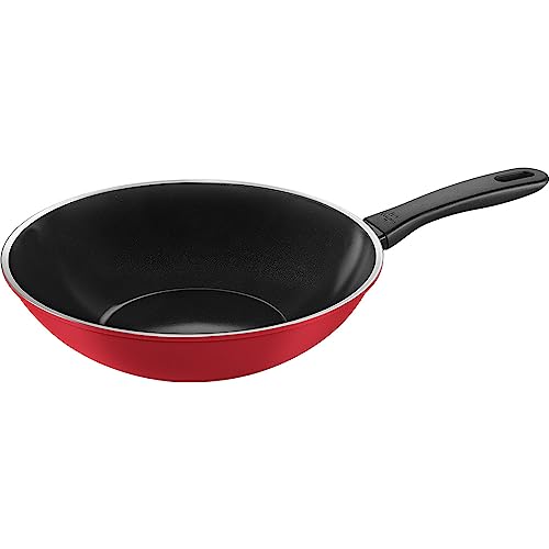 Ballarini Wok, 28 Cm | Rosso | Alluminio | Rotondo