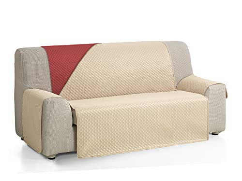 Martina Home Diamond Copridivano Imbottito 2 Posti Xl - Beige/Rossa