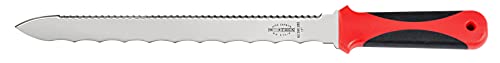 F. Dick Insulating Knife Double-Edged (Blade Length 28 Cm, Serrated Edge + Saw Ground, Knife For Compact/Inflexible Insulation Materials, Ergonomic Ha