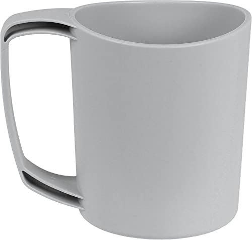 Lifeventure Grande Tazza Riutilizzabile Ellipse Per Campeggio, Viaggi E Attività All'Aperto, Grigio Chiaro