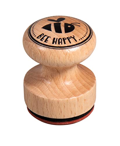 Rayher Timbro Bee Happy, 3 Cm Diametro, 29237000