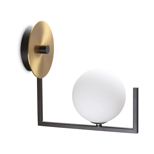 Birds Ap1 Nero Applique Ideal Lux