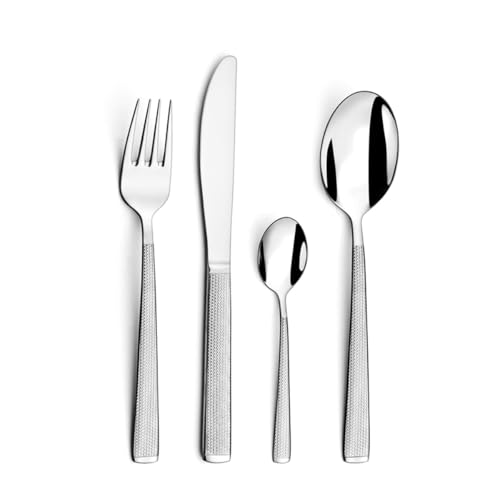 Amefa Parure Set Di 24 Coperti, Acciaio Inossidabile 18/0