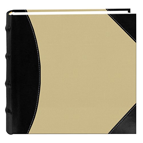 Pioneer Photo Albums, Album Per Foto Ad Alta Capacità, Copertina In Tessuto Con Cuciture E Similpelle, Nero Su Beige,