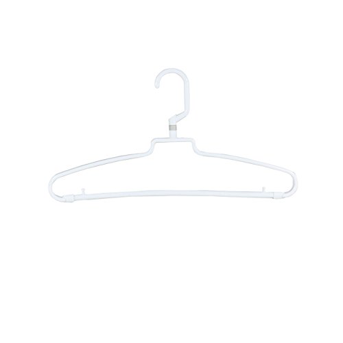 Rayen 2151 Gruccia Con Barra Antiscivolo, Plastica, Bianco