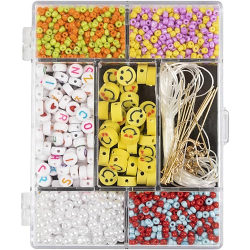 Craft Mix Gioielli, Colori Arcobaleno, Rainbow Mix, 1 Confezione