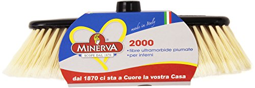 Minerva - Scopa, 2000 Fibre Ultramorbide Piumate Per Interni