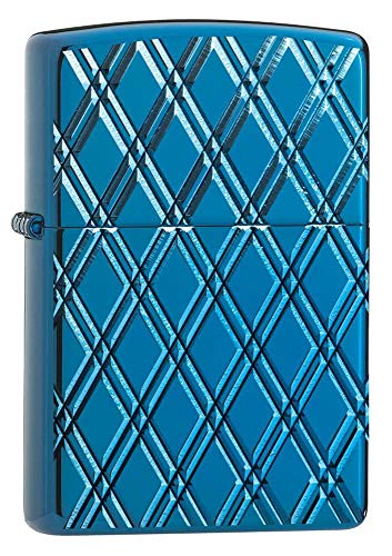 Zippo Accendino Tascabile, Colore Blu, Super Lucido, Misura Unica