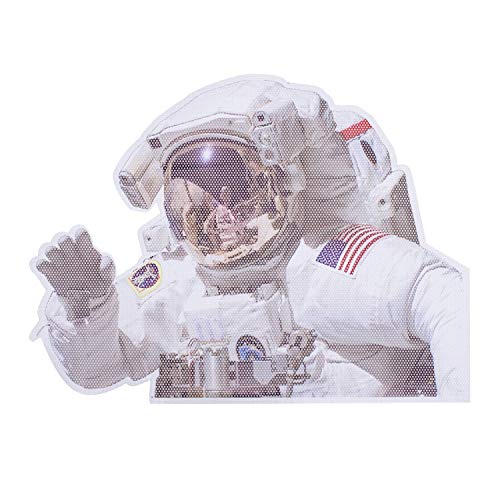 Nasa Adesivo Per Finestrino Auto Passeggeri Ride With Space Astronaut, Multicolore, Taglia Unica, Vinile