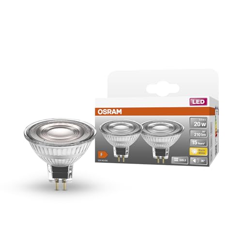 Osram Lampade Di Riflettori A Led Volt Basse Mr16 (Gu5.3) Con Presa Di Retrofit, Alternativa A Led Alle Lampade Niedervolthalogogene, Sostituzione 20