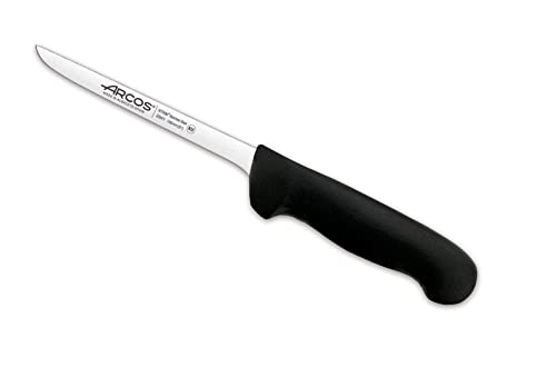 Arcos Serie 2900, Coltello Disosso, Lama Acciaio Inossidabile Nitrum 160 Mm, Manico Polipropilene, Colore Nero