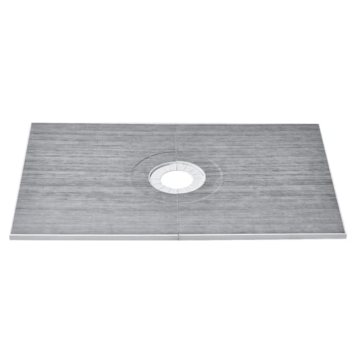Vevor Kit Cordolo Doccia, Kit Piatto Doccia 60"X38" Con Scarico Centrale Da 6,3", Kit Di Installazione Doccia Leggero In Eps Con 2 Panni Impermeabili,