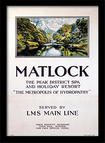 Pyramid International Matlock (1) Con Stampa Artistica, Memorabilia, Multicolore, 30 X 40 X 1.3 Cm