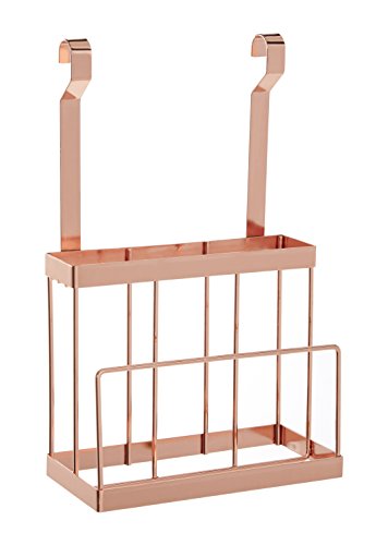 Premier Housewares Sorello Coltello Appesi Rack, Ferro, Oro Rosa, 12 X 24 X 39 Cm