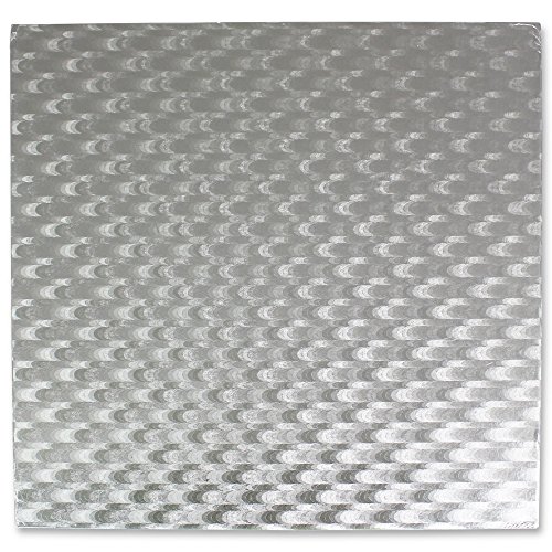 Pme Ccs827 Vassoio Sottotorta Quadrato Sottile, Argento, 127 X 127 Mm