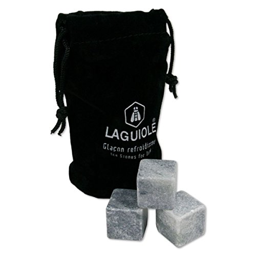 Laguiole - Cubi Di Raffreddamento - Steatite Naturale - Confezione Regalo Da 9 Cubetti Di Ghiaccio - Ideale Per Whisky O Rum - Migliore Dei Cubetti Di