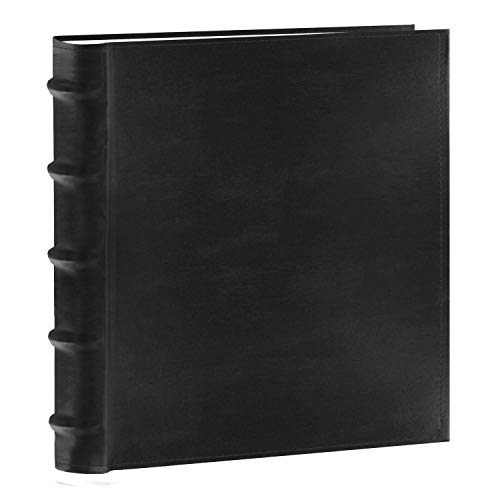Pioneer Photo Albums 200-Pocket European Bonded Leather Photo Album Per 5 Stampe Da 17,8 Cm, Nero