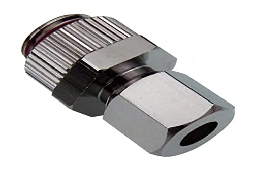 Koolance Compression Fitting Für Kupfer Tubes, Od 06 Mm Zu G 1/4 Zoll Bspp- Silber