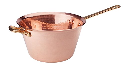 Pentole Agnelli Alcm165M20 Paiolo In Rame Con Manico In Ottone, 20 Cm