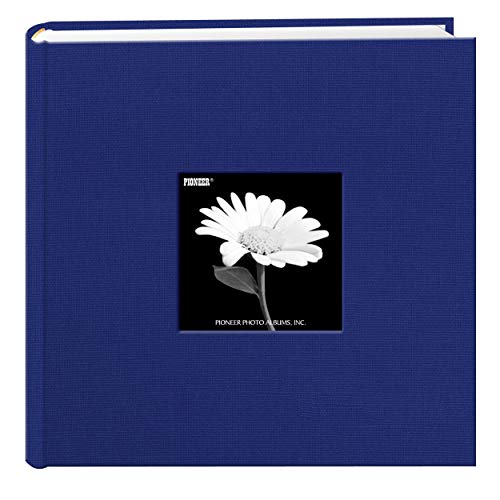 Pioneer Photo Albums Album Fotografico Con Cornice In Tessuto, 200 Tasche, 10 X 15 Cm, Blu Cobalto