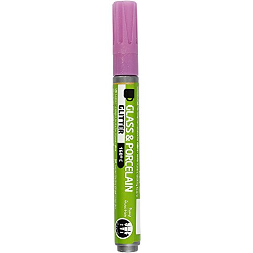 Creativ Company 1-Pezzo Di Vetro E Porcellana Marcatori, Rosa