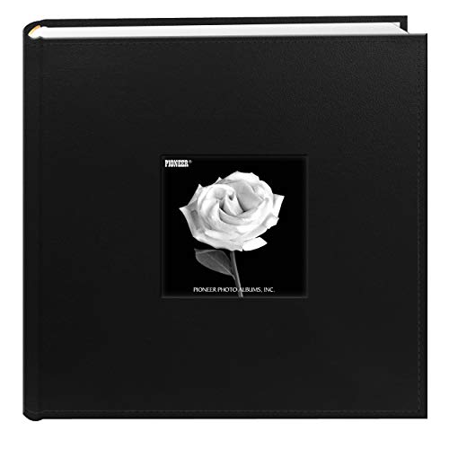 Pioneer Photo Albums Da-200Sf/Blk - Album Fotografico Con 200 Tasche Cucite In Similpelle, 10 X 15 Cm, Colore: Nero