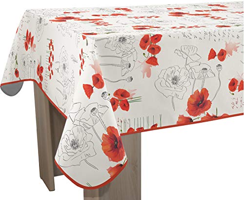 Le Linge De Jules Tovaglia, Poliestere, Rosso, Rettangolare 150X200 Cm