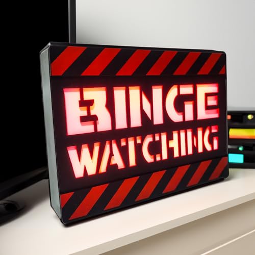 Mad Monkey Lampada D'Atmosfera Binge Watching - Per I Drogati Delle Serie